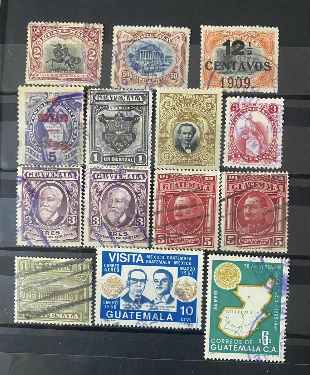 Tutti i francobolli: Timbres - Guatemala – Usato da Petit-Lancy venduto da Solcarm