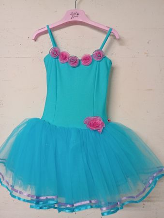 Süsses Ribbon Tutu Aqua Gr. M, Ballett, Fasnacht