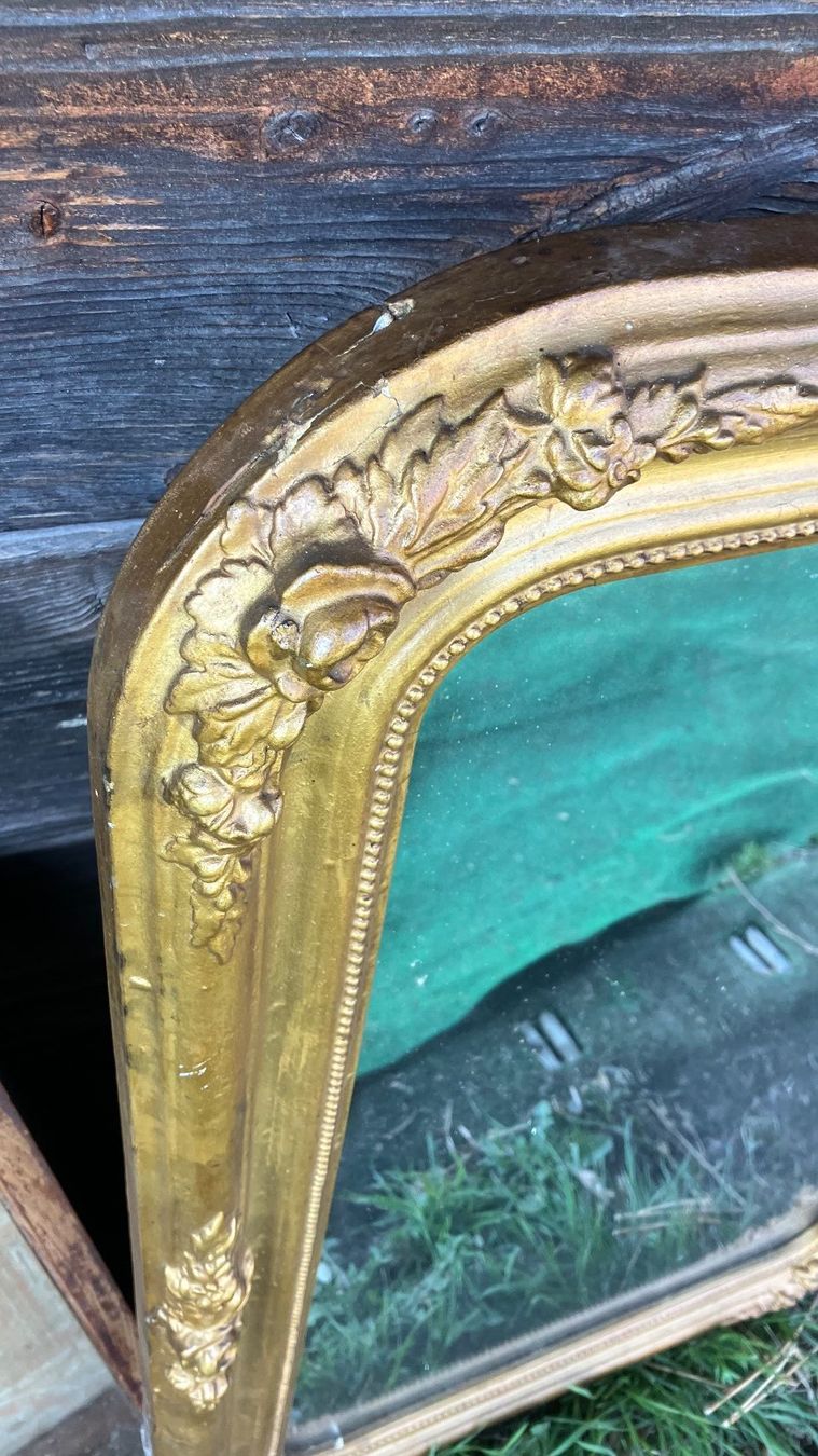 Specchi: Miroir ancien doré ancien – Usato da St-Cierges venduto da LeRegain 7