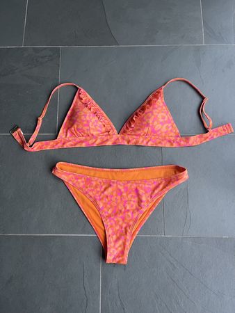 Shiwi Bikini Leomuster, Orange Pink - M