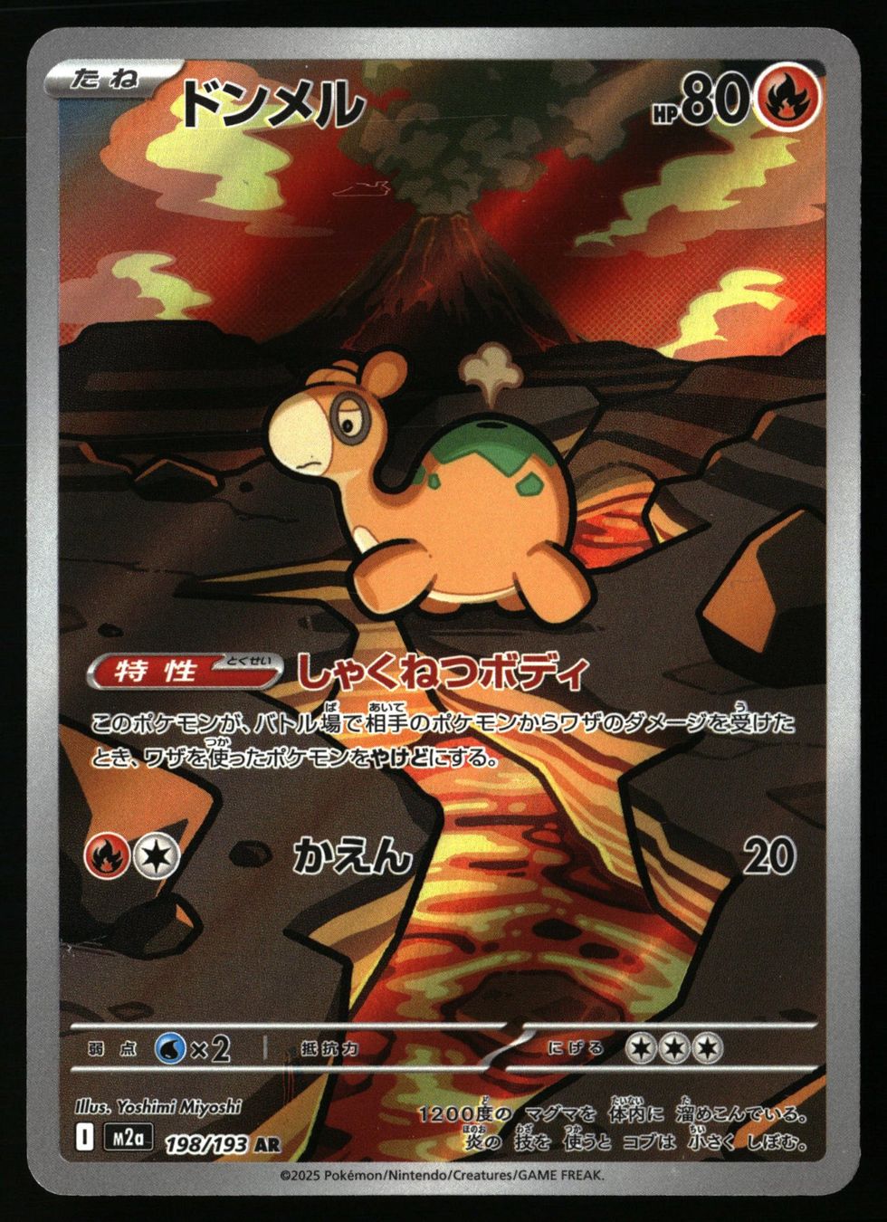Pokémon Carte collezionabili: Numel #198 Pokemon Japanese Mega Dream ex m2a – Usato da Feuerthalen venduto da Plazatoys