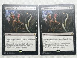 MTG Damnable Pact DTK 093 Rare Englisch 2x