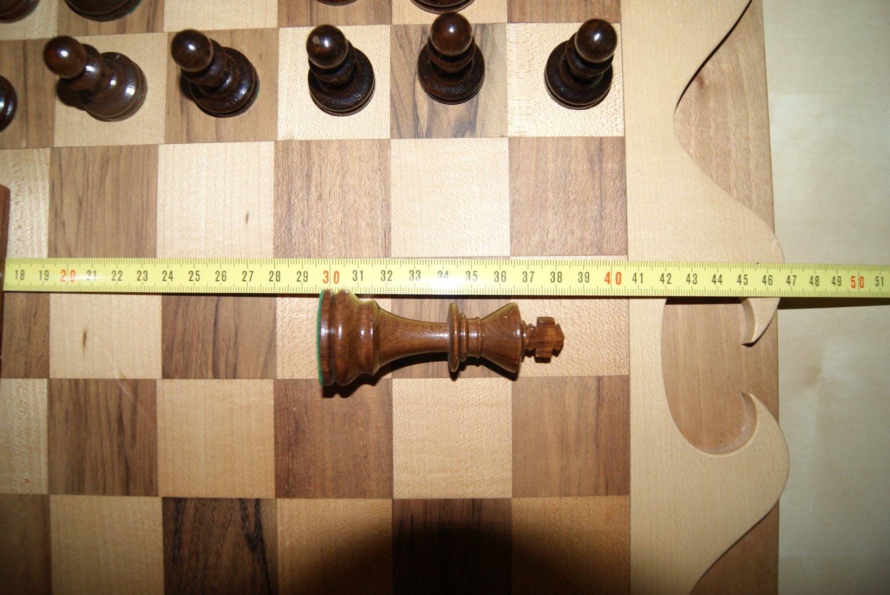 Giochi: Schach mit Figuren aus Holz, Schachbrett – Usato da Zürich venduto da Widi1 7