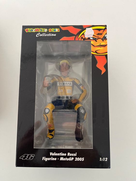 Minichamps 1/12 – Figurine Valentino Rossi, MotoGP Valencia 2005 (Yamaha)