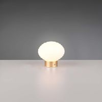 LED Tischleuchte, Dimmer, Akku, 15 cm Ø