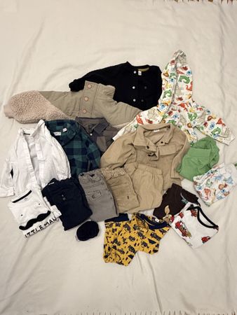 Tolles Jungen Kleiderpaket Gr. 80 - Winter/Herbst