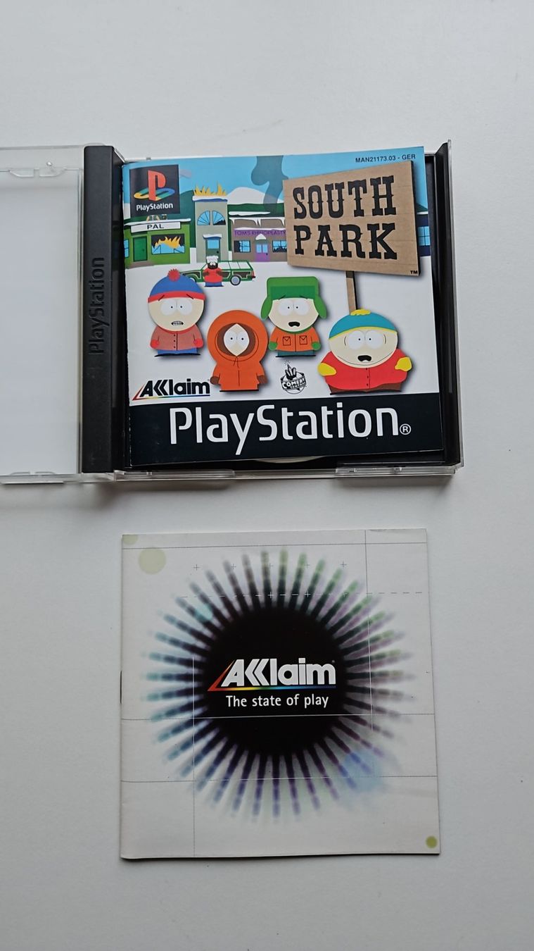 PS1 Action Set: 3 Games, Power Rangers, South Park, Jackie C (Gebraucht ...