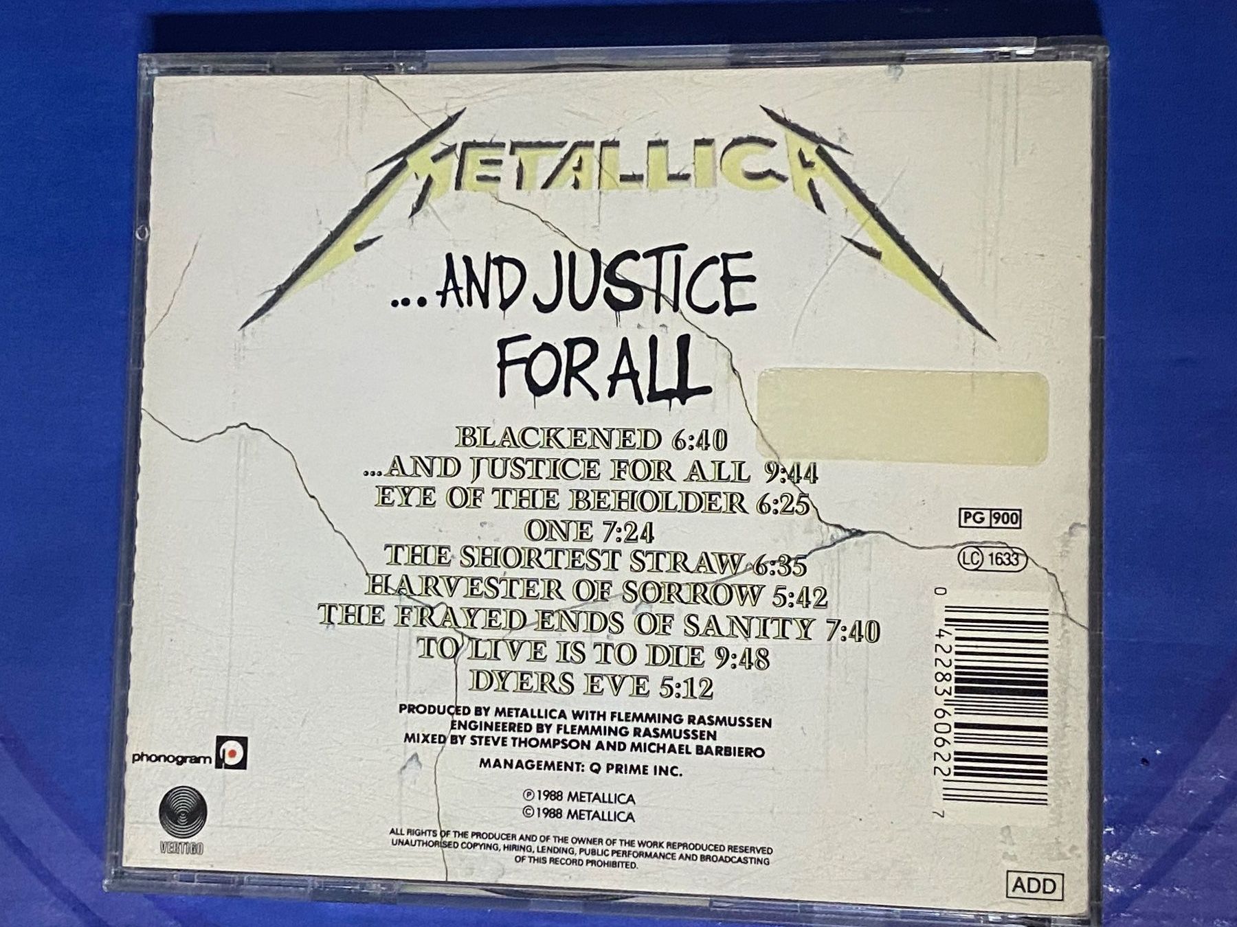 CD: Metallica – Usato da Muri b. Bern venduto da AdidasCollector 1