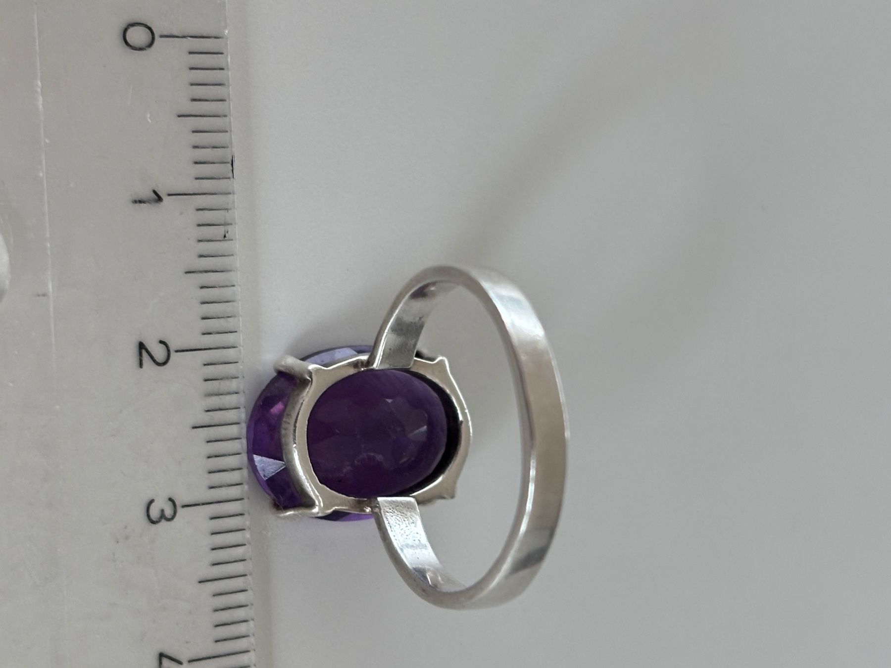 Ringe: Ring Silber 925 mit natürlichen Amethyst – Gebraucht aus Stein AR von EvaL056 5