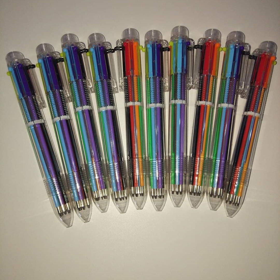 Penna & Evidenziatori: Packung mit 50 Stiften mit 6 Farben – Nuovo e nell'imballaggio originale da Winterthur venduto da pir_pt