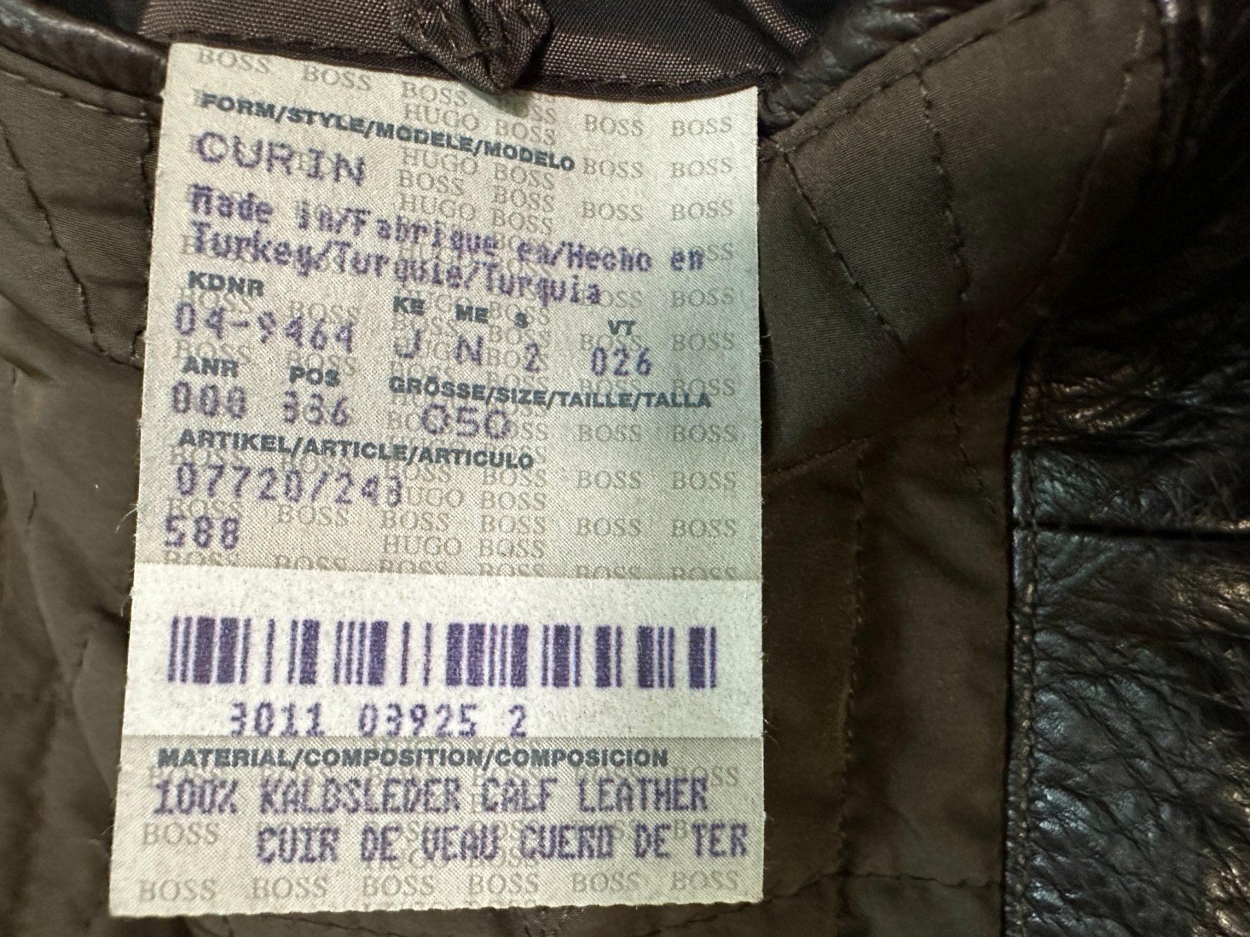 Hugo Boss Cappotti: BOSS Lederjacke / Ledermantel – Usato da Sursee venduto da Jos_9s92 6