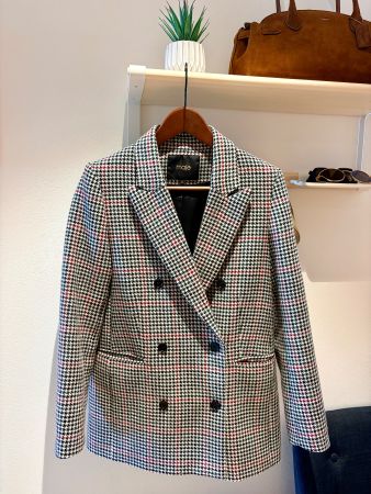 Maje Blazer Pied-de-poule - 36