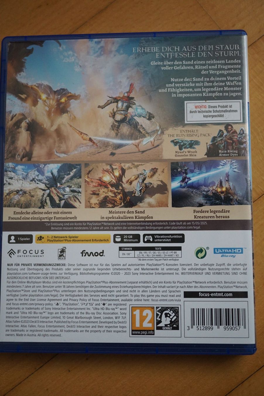 Giochi: * Atlas Fallen * PS5 – Usato da Hochdorf venduto da Aguadulce 3