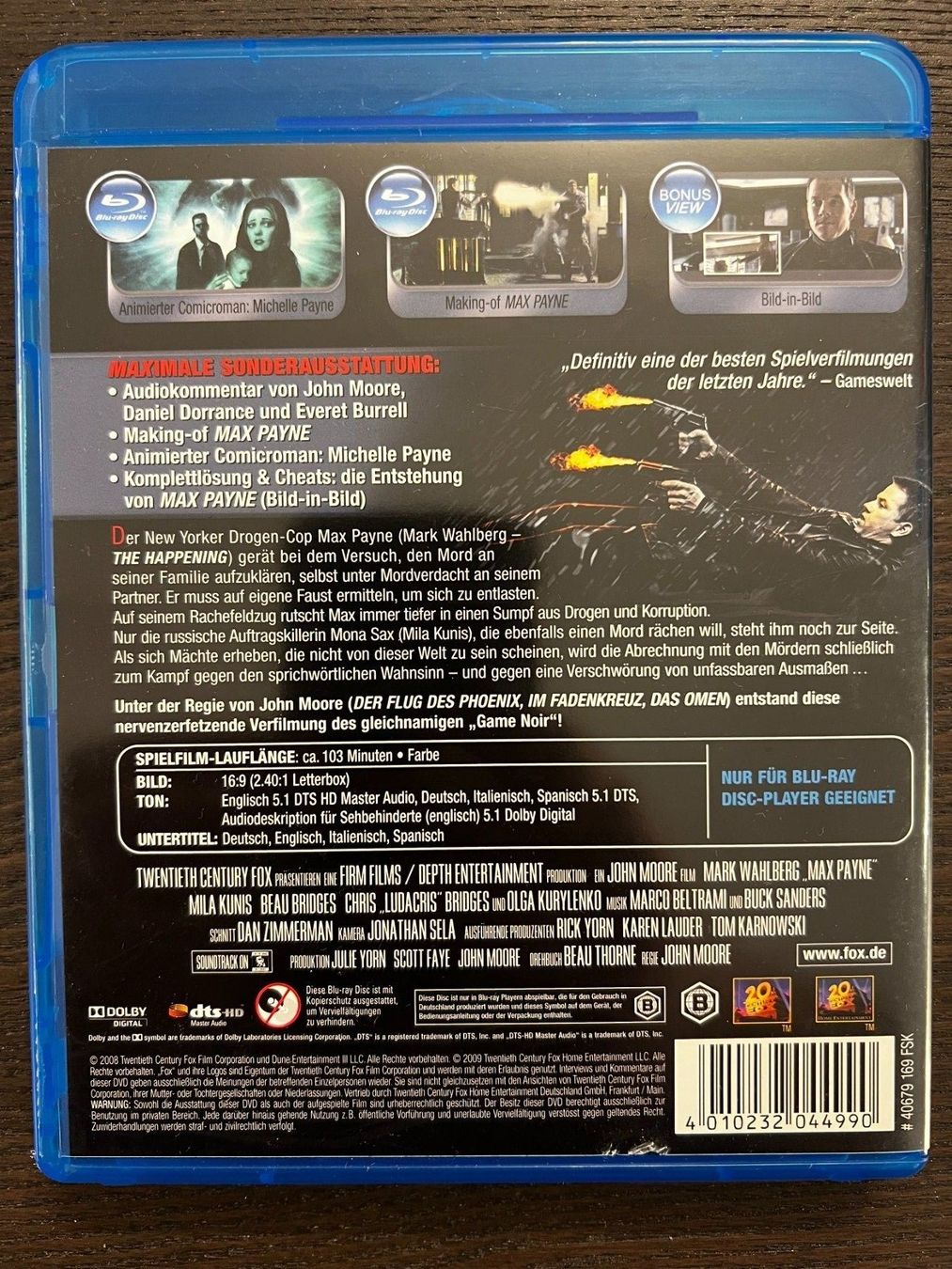 Tutti i DVDs: Max Payne – Usato da Zürich venduto da Blu-ray_ZH 1