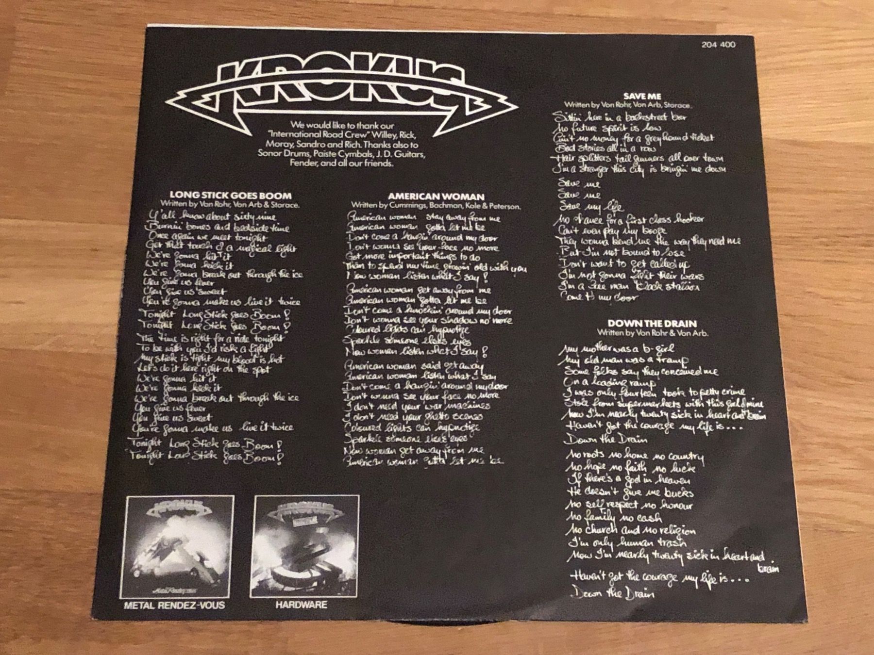 Dischi in vinile: Krokus. 1982. One Vice At A Time – Usato da Faulensee venduto da Mizuno06 3