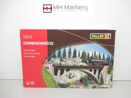 Faller 120533 Bausatz Steinbogenbrücke 1:87 H0 Anlage Bau