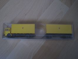 Post Koffer Lastzug MAN  26551 Wiking  Selten HO NEU 1:87