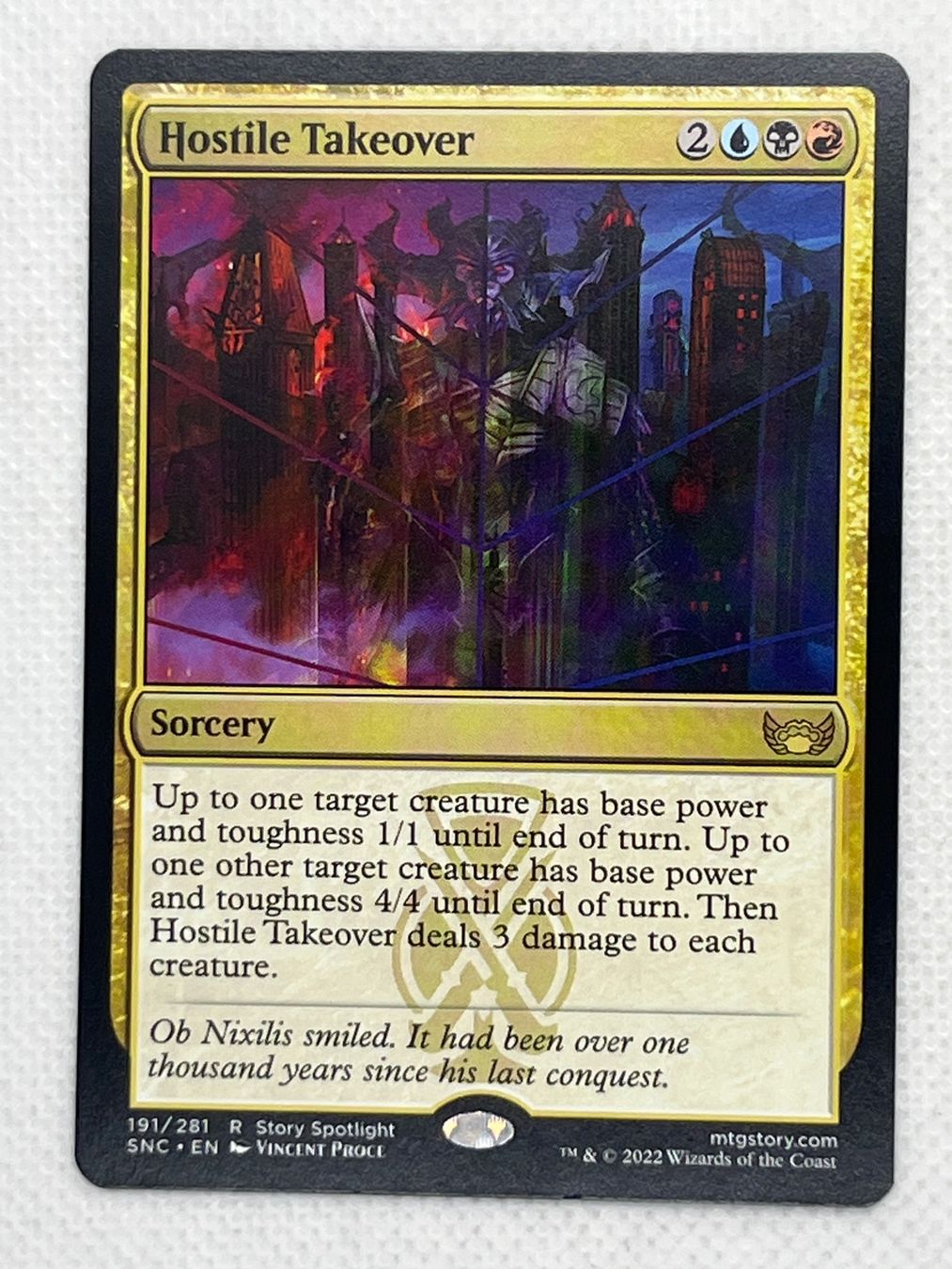Magic The Gathering Carte collezionabili: Magic: The Gathering - Hostile Takeover, Story Spotlight! – Usato da Hinterkappelen venduto da Kim1992