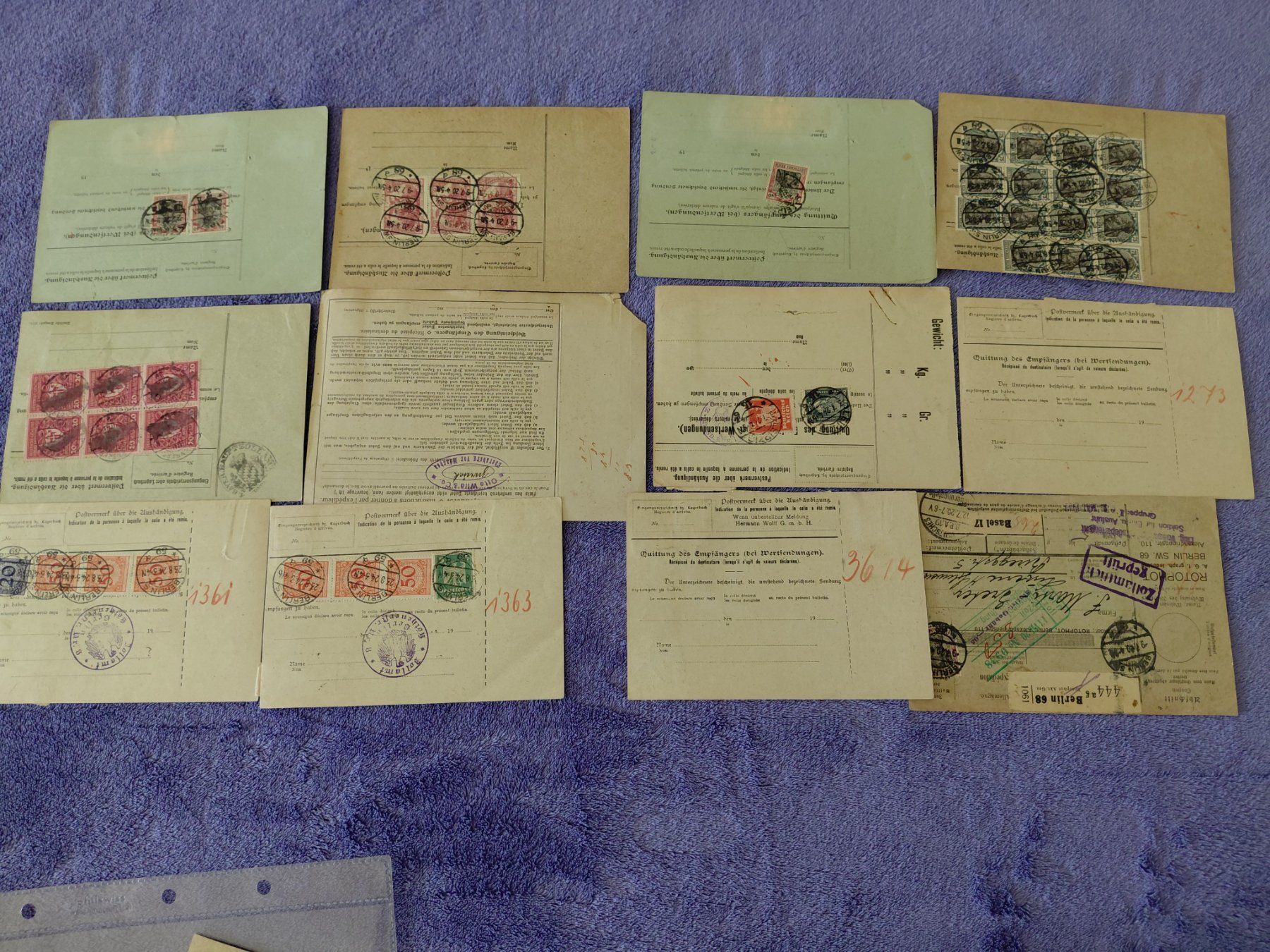 Tutti i francobolli: Tolle Paketkarten DR – Usato da Horw venduto da Onurb008 1