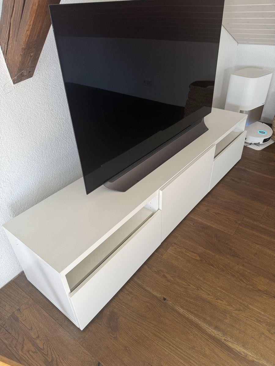 Mobili TV: Weiss TV-Möbel mit viel Stauraum – Usato da Fehraltorf venduto da portas6 1