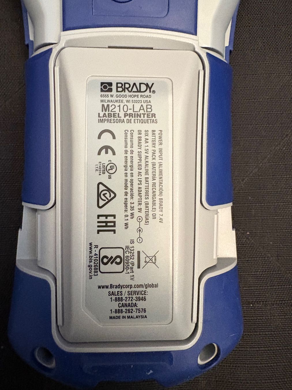 Drucker: Brady M210-LAB Label Printer – Defekt aus Lausen von sen_jm7c 9