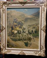 Tableau ancien Koller, Zuerich 1873, cadre inclus!