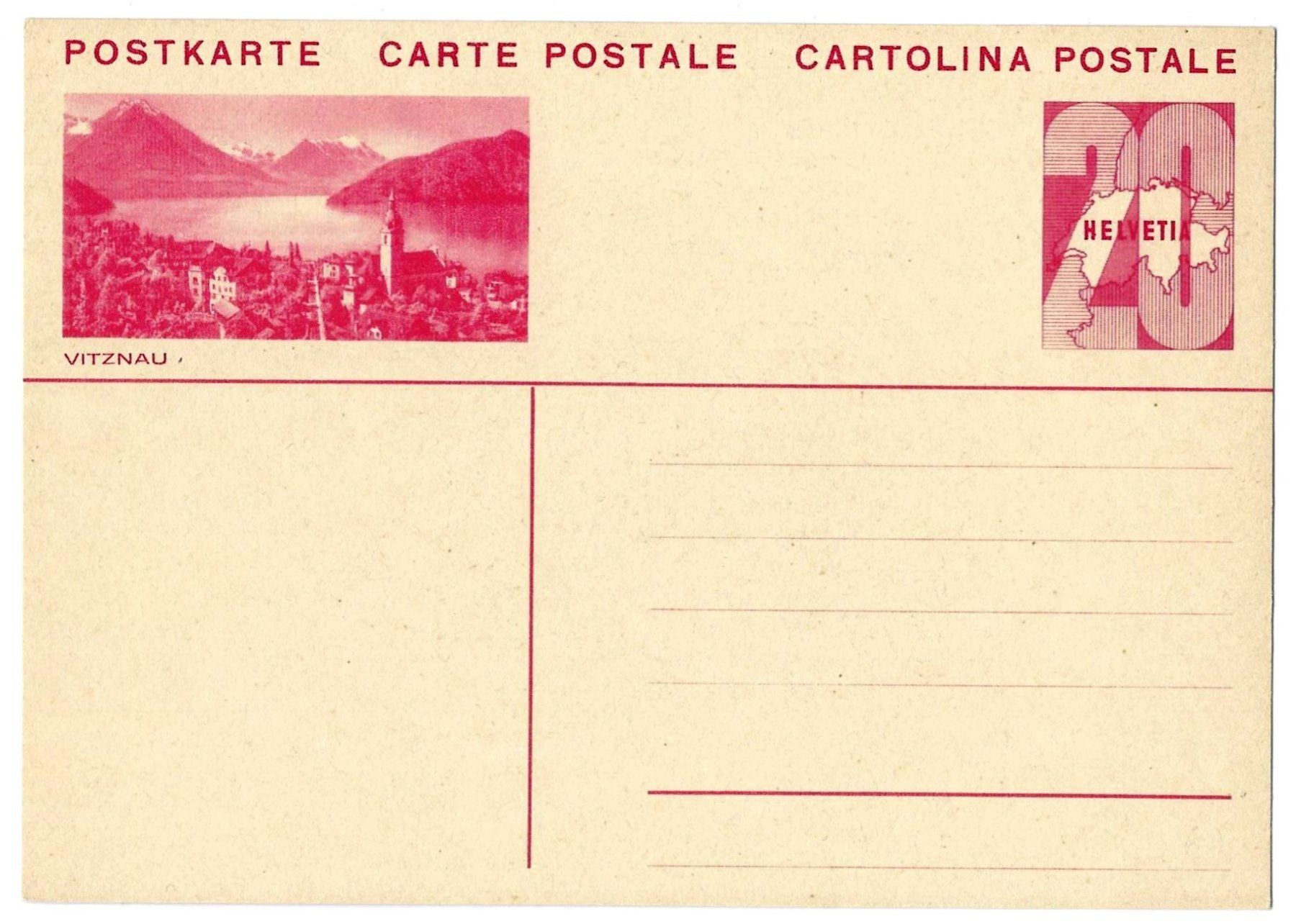 Tutti i francobolli: 1931 Bildpostkarte Nr. 130-059 Bild VITZNAU * – Nuovo (secondo la descrizione) da Morgarten venduto da mech58