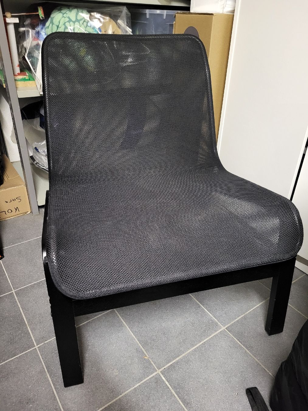 Sessel: Schwarzer Sessel/Stuhl, atmungsaktiv, ergonomisch – Neu (gemäss Beschreibung) aus Kreuzlingen von sko_9v6b
