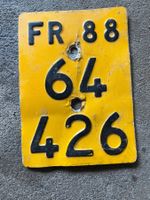 FR Mofa Nummernschild