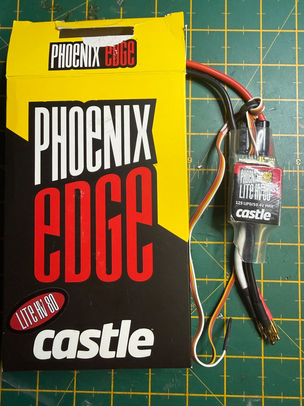 Modellismo RC: Castle Phoenix Edge Lite HV 80A 12S Brushless ESC – Nuovo e nell'imballaggio originale da Rombach venduto da mobsi13