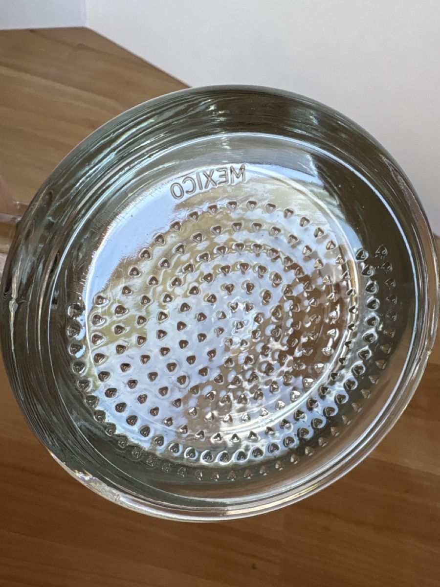 Caraffe: massiver 1.5 liter Glas Krug – Usato da Rümlang venduto da euqinom16 3