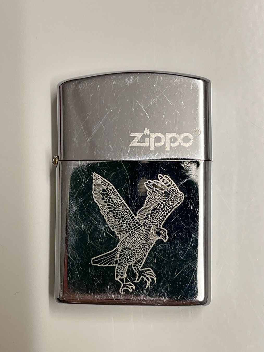 Zippo Feuerzeuge: Zippo Feuerzeug mit Adler-Gravur – Gebraucht aus Zürich von VVintage 2