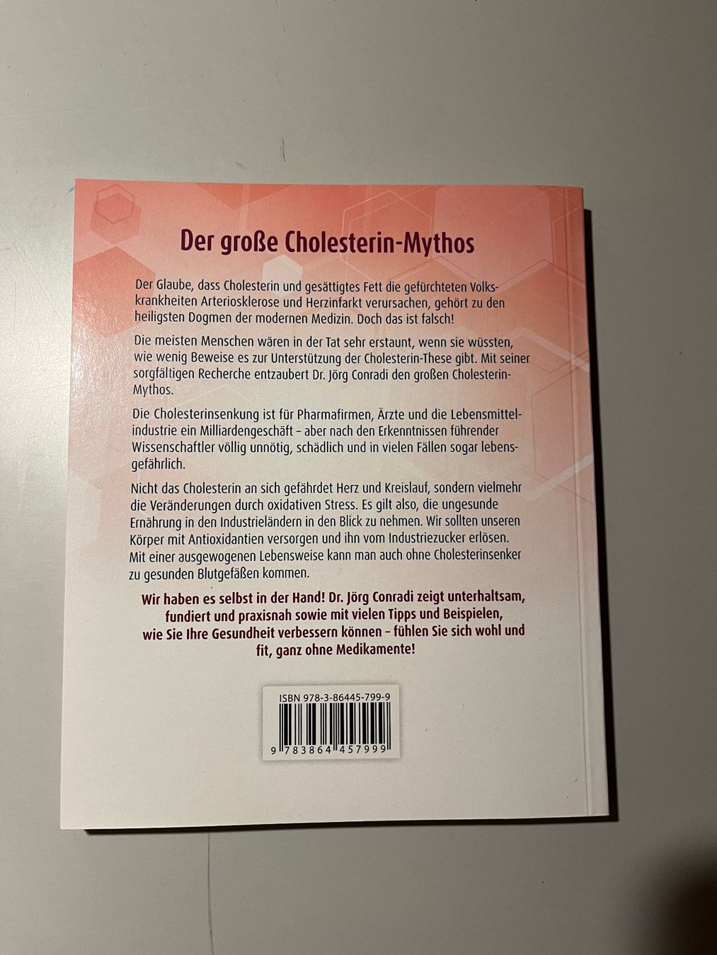 Libri: Dr. Jörg Conradi: Keine Angst vor Cholesterin! – Usato da glattfelden venduto da kimiaxel 1