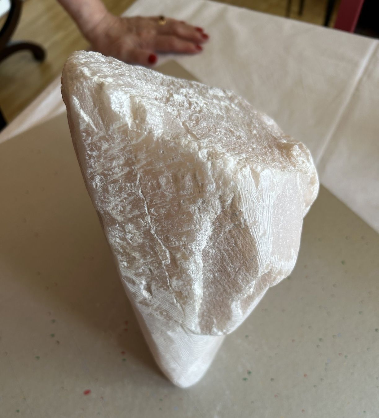 Mineralien & Heilsteine: Speckstein rosa mit Bearbeitungswerkzeugen – Gebraucht aus Binningen von rge_dy7z 2