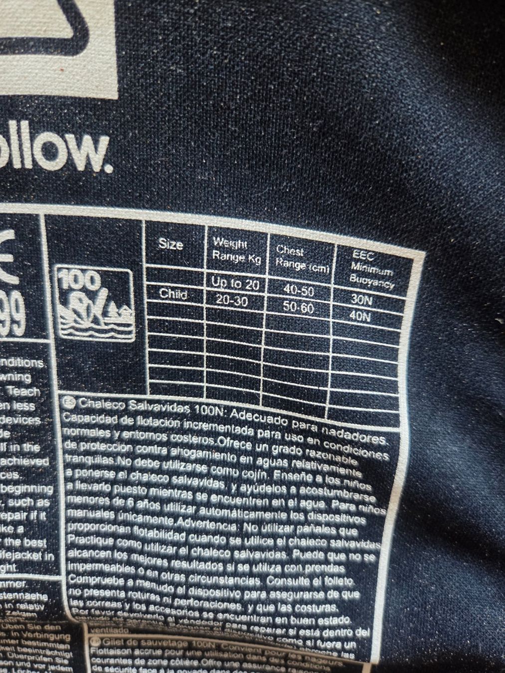 Gilets de sauvetage: Schwimmweste Follow 20-30kg – D'occasion à Brienz BE par Bopp77 2