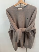 Pull Lacoste gris col rond taille unisexe excellent état 