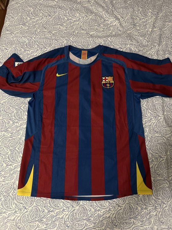 Maillot FC Barcelona 2005-2006 - Vintage - Taille XL - Occasion