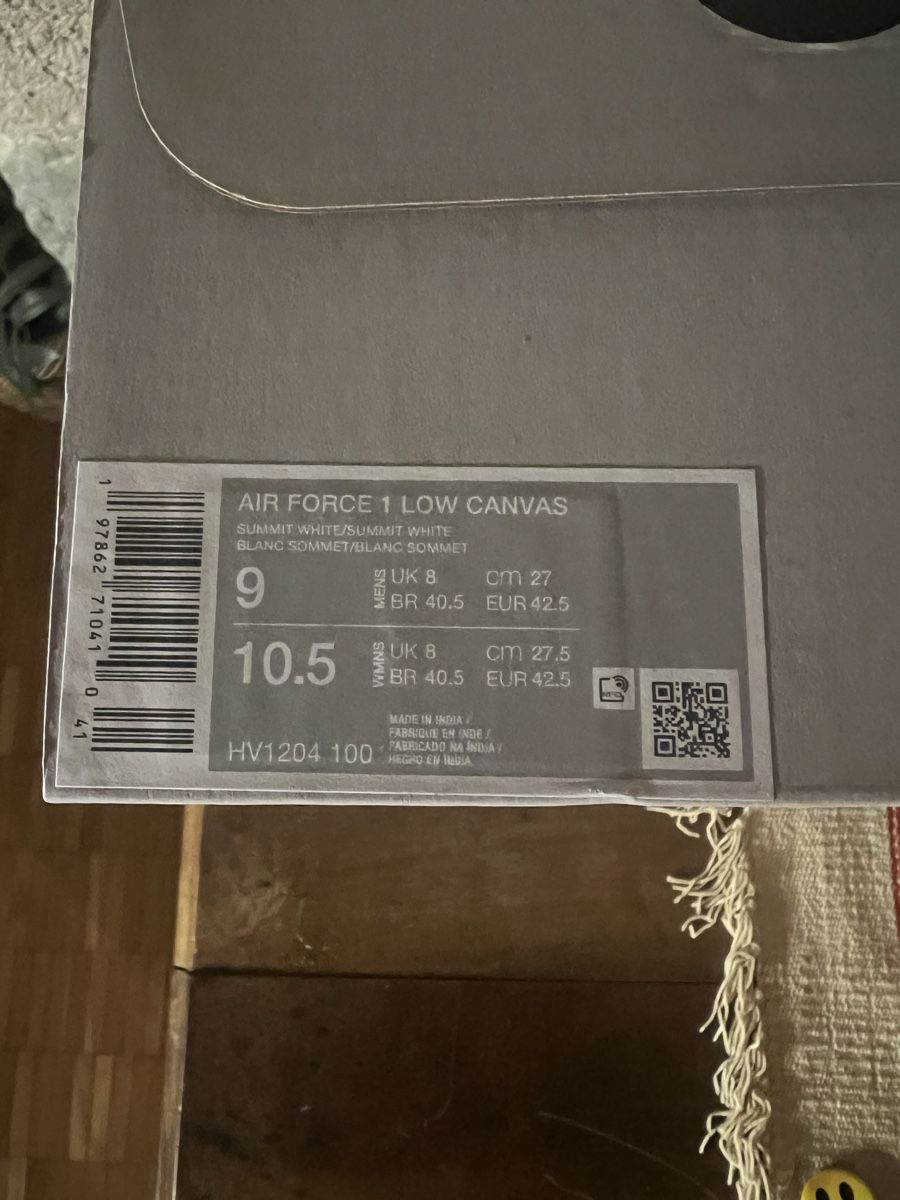 Nike Scarpe da uomo: Nike air force 1 low canvas – Nuovo e nell'imballaggio originale da Zürich venduto da Realvintagesale 9