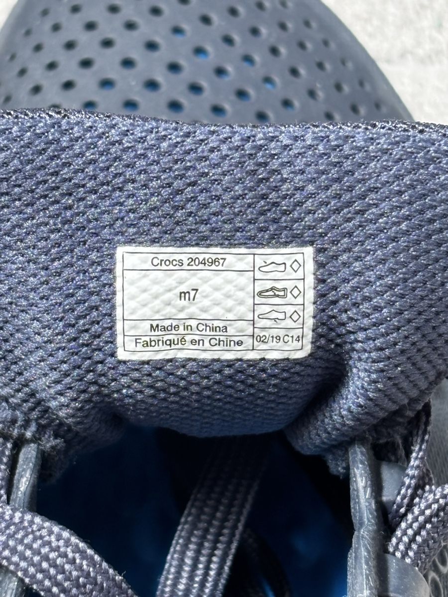 Crocs Scarpe da uomo: Crocs LiteRide Sneaker Grösse M7, Dunkelblau – Usato da Zürich venduto da talys 5