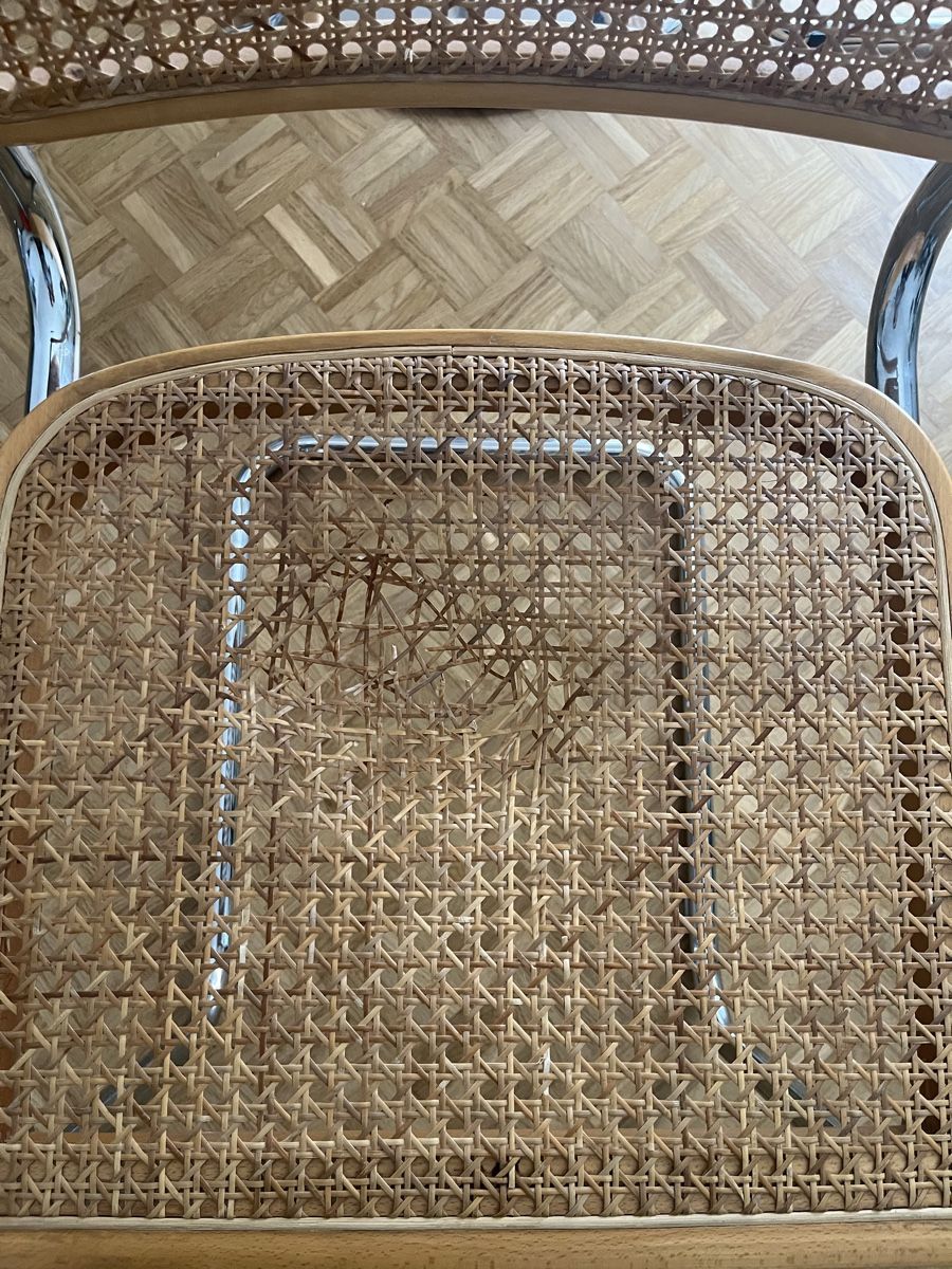 Stühle: Freischwinger Rattan – Defekt aus Basel von javs_00 1