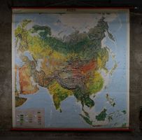 XL Schulwandkarte "Asien"