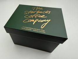 Sehr schöne & hochwertige Starbucks-Box in Karton, Grün