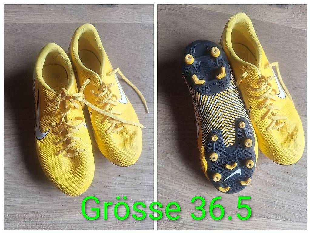 Scarpe per ragazzi: Fussball Schuhe Grösse 36.5 – Usato da Zuoz venduto da Nocino01