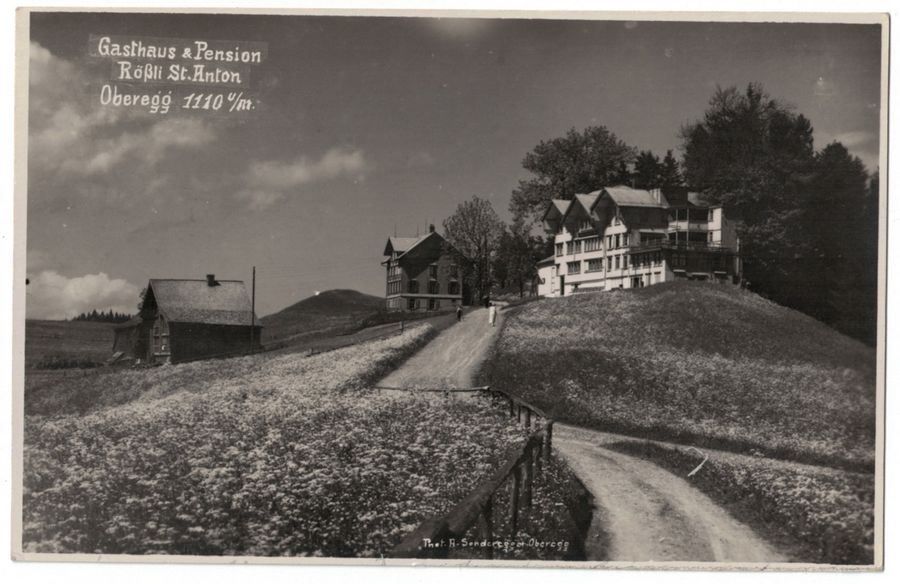 Oberegg Gasthaus Rössli St Anton Gelaufen 1928 Kaufen Auf Ricardo