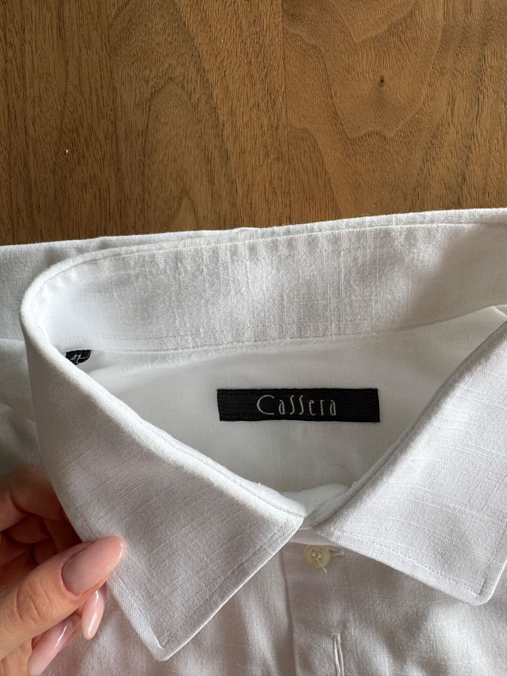 Camicie: 2x Herren-Kurzarmhemden, weiss und hellblau, Grösse 41 – Usato da Teufen AR venduto da chi_h55m 1