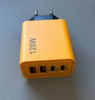Schnelles 120W USB-C Ladegerät – ideal für unterwegs!