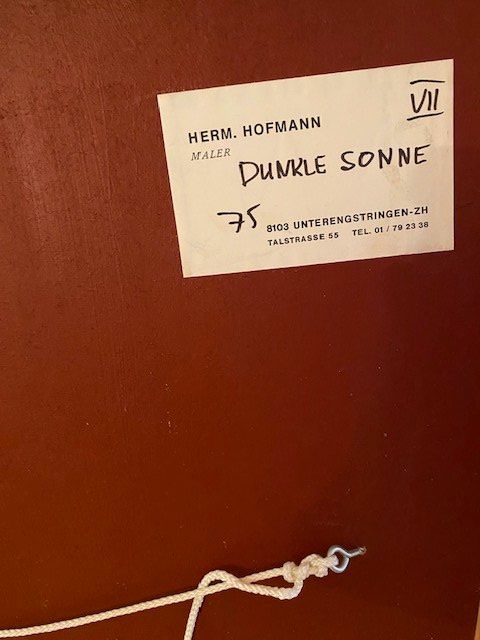 Dipinti: Gemälde Hermann Hofmann " Dunkle Sonne" – Usato da Edlibach venduto da Arnoldotto 3