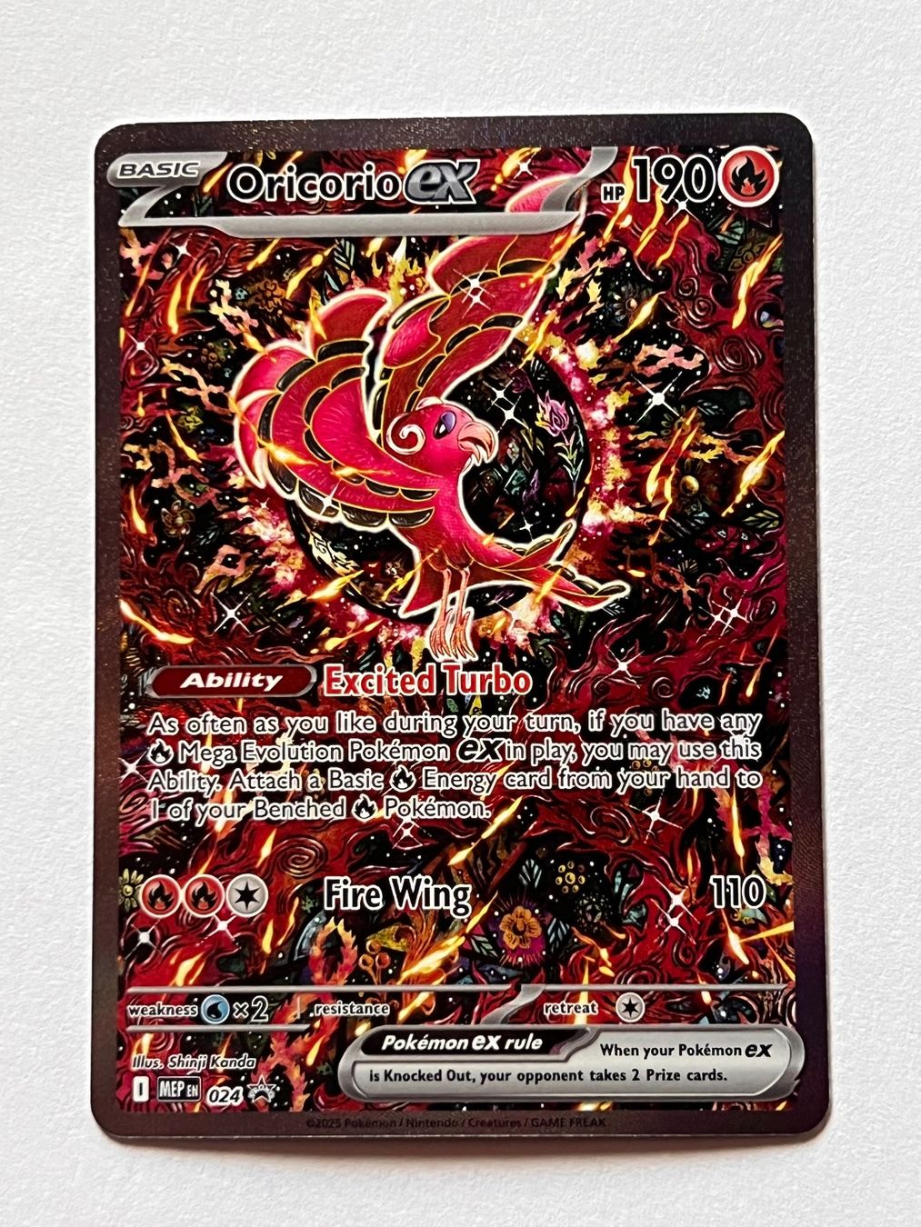 Pokémon Carte collezionabili: Oricorio ex - 024 (Promo) – Usato da Ilanz venduto da caui
