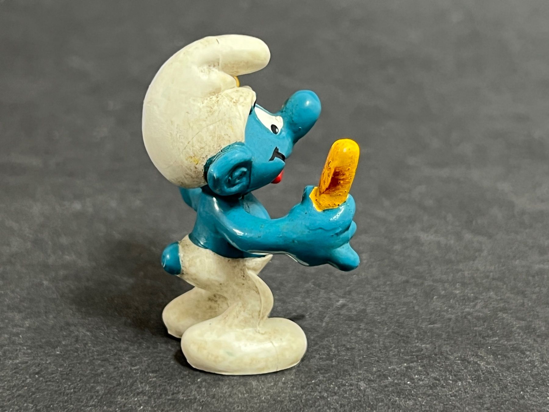 Schleich Statuette: Schleich 20131 Pommes Frites Schlumpf – Usato da Ennetbaden venduto da mapa05 5