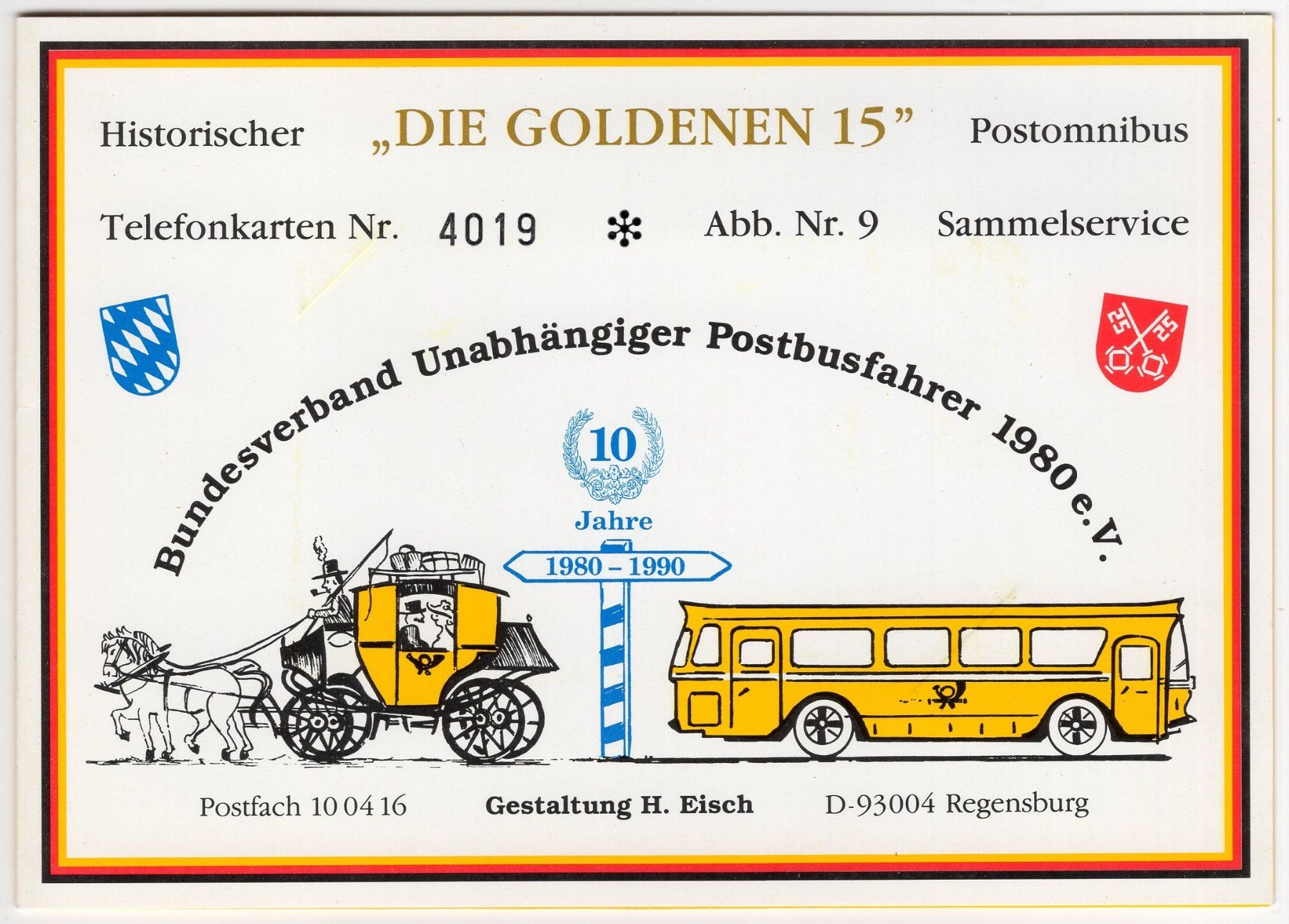 Schede telefoniche: seltene Postauto Telefonkarte aus Deutschland im Folder – Nuovo (secondo la descrizione) da Eglisau venduto da Chperfins 2